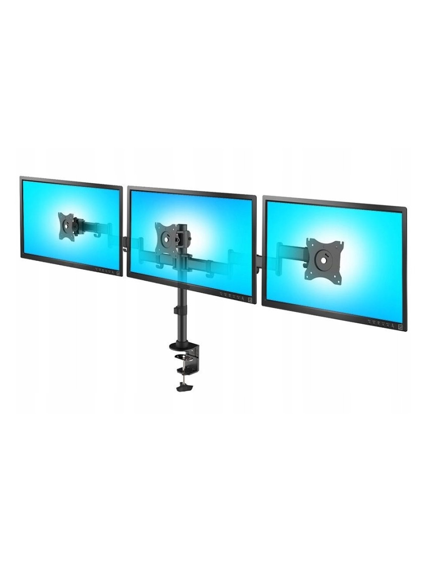 3 MONITORY DELL 24" FULL HD wraz z uchwytem