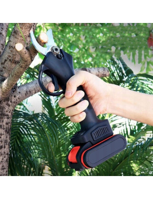 Sekator Elektryczny 2 Baterie 21V Akumulatorowe Nożyce Ogrodnicze Zestaw