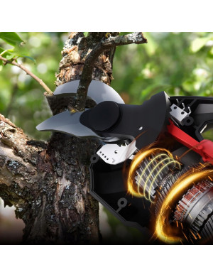 Sekator Elektryczny 2 Baterie 21V Akumulatorowe Nożyce Ogrodnicze Zestaw