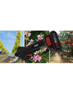 Sekator Elektryczny 2 Baterie 21V Akumulatorowe Nożyce Ogrodnicze Zestaw