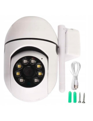 Kamera obrotowa IP z głośnikiem mikrofonem dzień noc