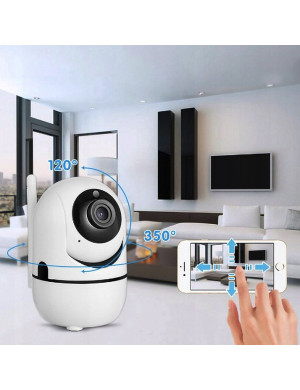 Kamera obrotowa IP z głośnikiem mikrofonem dzień noc