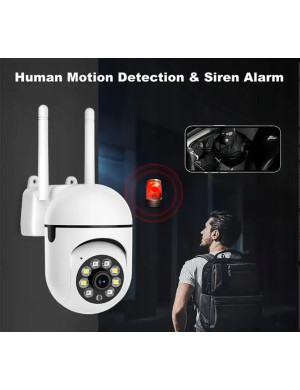 Kamera obrotowa IP z głośnikiem mikrofonem dzień noc