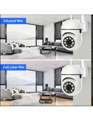 Kamera obrotowa IP z głośnikiem mikrofonem dzień noc