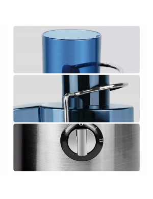 Profesjonalna Sokowirówka Nierdzewna Wysokoobrotowa do Owoców 800W - Szara