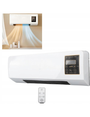 GRZEJNIK ELEKTRYCZNY ŚCIENNY KURTYNA ENERGOOSZCZĘDNA POWIETRZNA 1200W+PILOT