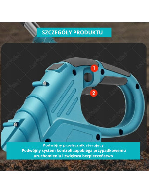ADM Składana akumulatorowa glebogryzarka ogrodowa 18.5V