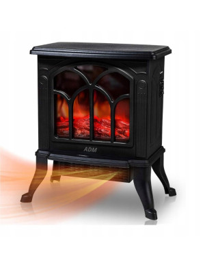 Kominek elektryczny ADM 3D - grzejnik i dmuchawa 2w1