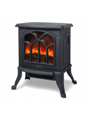 Kominek elektryczny ADM 3D - grzejnik i dmuchawa 2w1