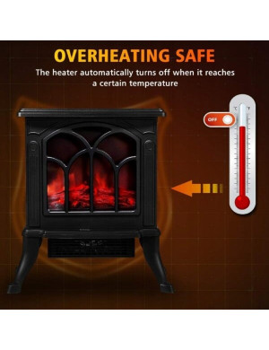 Kominek elektryczny ADM 3D - grzejnik i dmuchawa 2w1