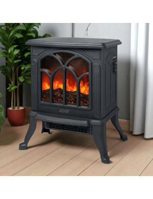 Kominek elektryczny ADM 3D - grzejnik i dmuchawa 2w1