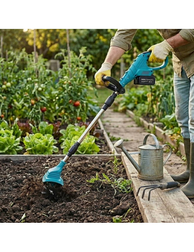ADM Składana akumulatorowa glebogryzarka ogrodowa 18.5V