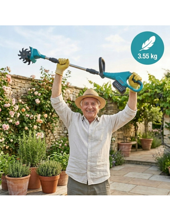 ADM Składana akumulatorowa glebogryzarka ogrodowa 18.5V