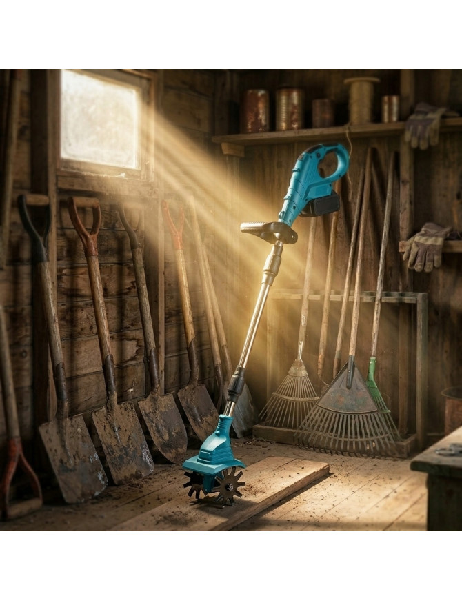 ADM Składana akumulatorowa glebogryzarka ogrodowa 18.5V