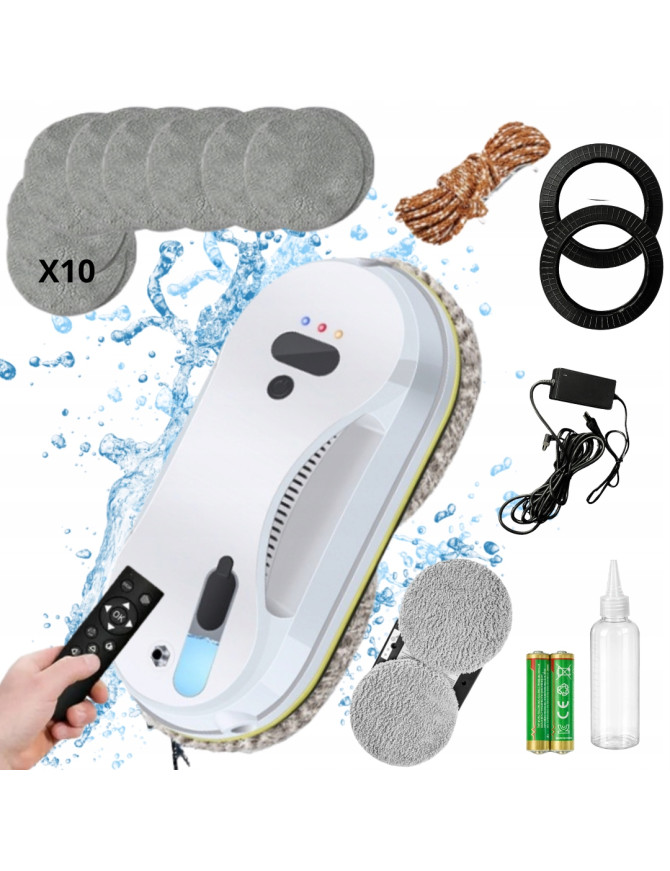 Robot do czyszczenia: okien, luster, szklanych drzwi, płytek