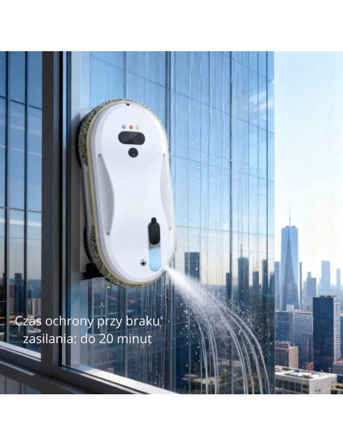 Robot do czyszczenia: okien, luster, szklanych drzwi, płytek