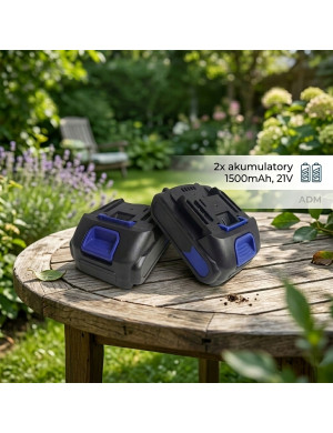Kosiarka/ Podkaszarka Bezprzewodowa ADM do trawy 2x akumulatory 21V